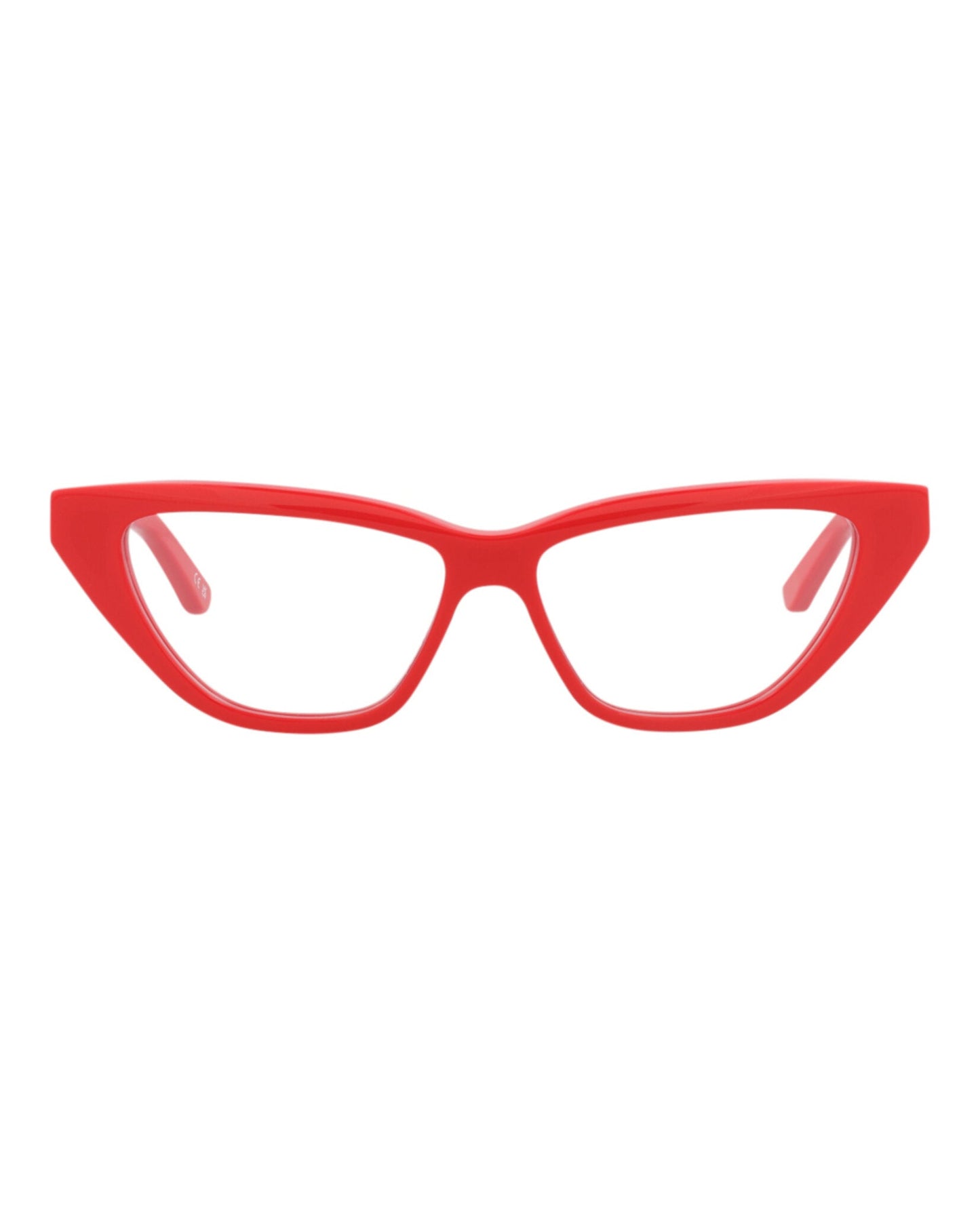 Balenciaga Womens Cat Eye Red Red Transparent Fashion Designer Eyewear