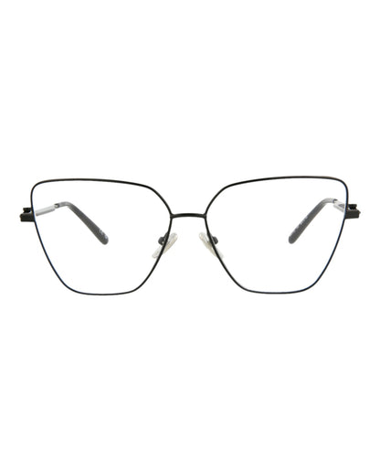 Balenciaga Womens Cat Eye Black Black Transparent Fashion Designer Eyewear