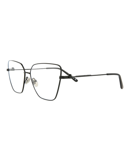 Balenciaga Womens Cat Eye Black Black Transparent Fashion Designer Eyewear