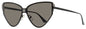 Balenciaga Cateye Sunglasses BB0191S 001 Black 99mm Black