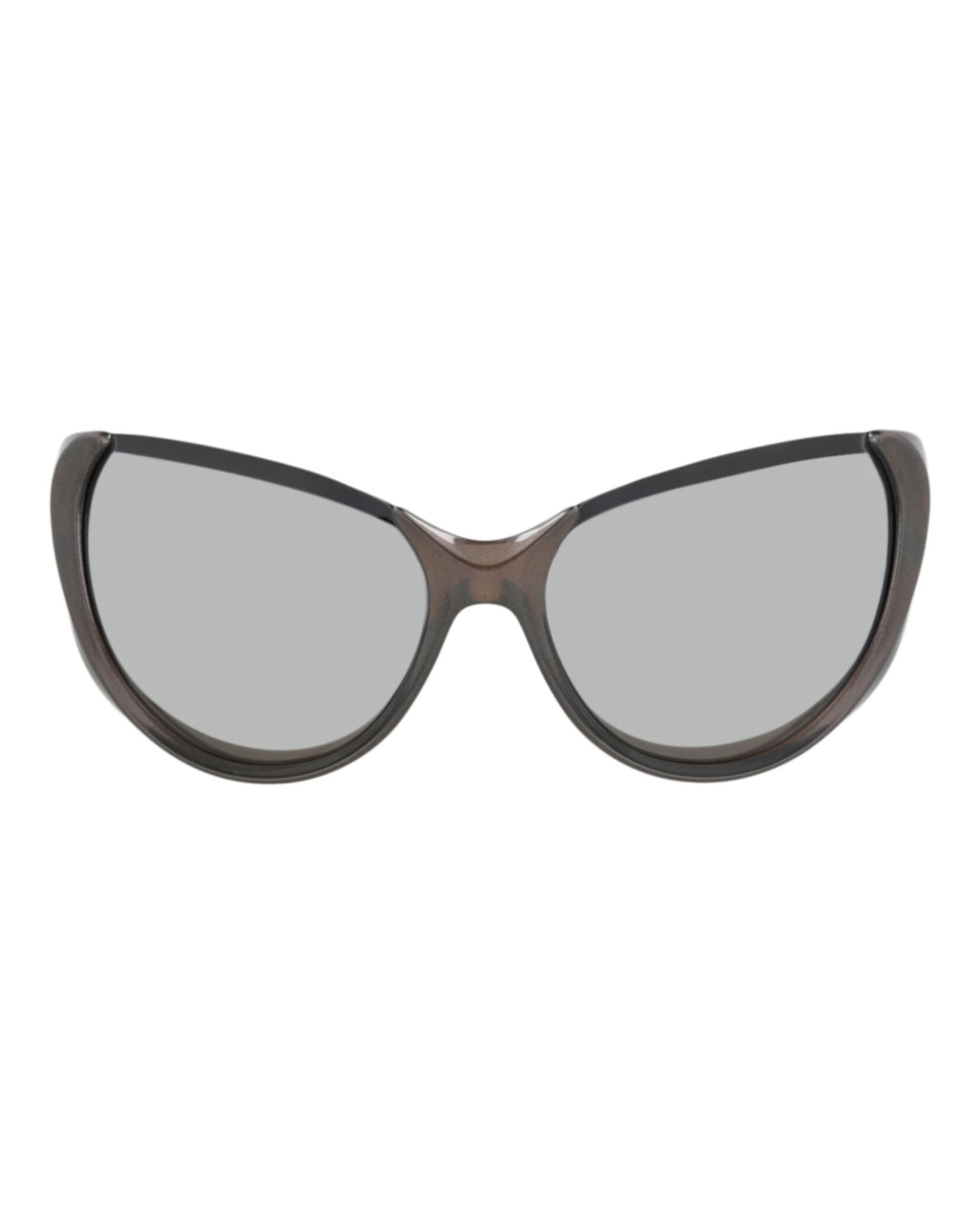 Balenciaga Womens Cat Eye Silver Silver Silver Fashion Designer Eyewear