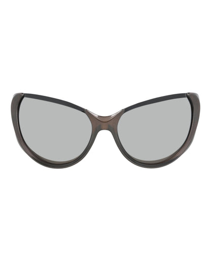 Balenciaga Womens Cat Eye Silver Silver Silver Fashion Designer Eyewear