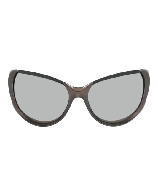 Balenciaga Womens Cat Eye Silver Silver Silver Fashion Designer Eyewear