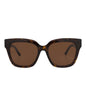 Balenciaga Womens Square/Rectangle Havana Havana Brown Fashion Designer Eyewear