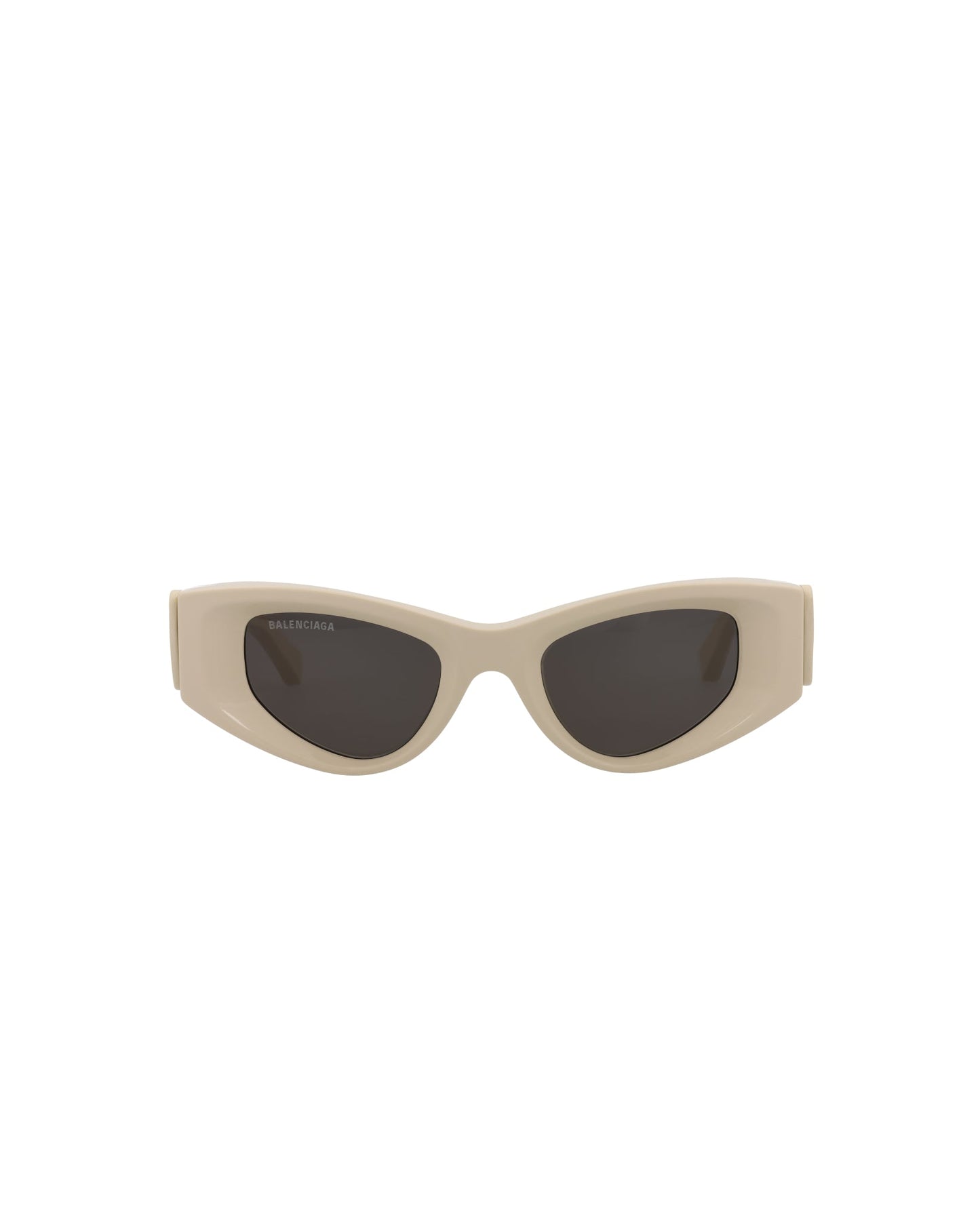 Balenciaga Womens Cat Eye Beige Beige Grey Fashion Designer Eyewear