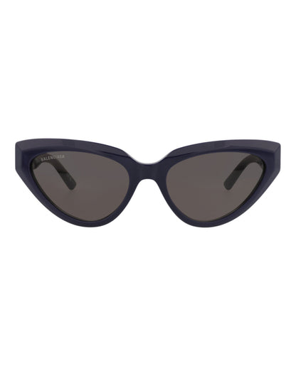 Balenciaga Womens Cat Eye Blue Blue Grey Fashion Designer Eyewear