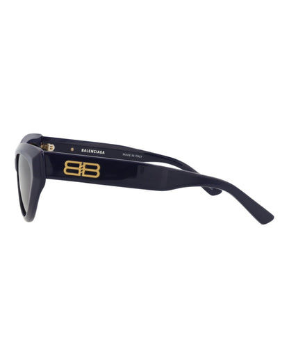 Balenciaga Womens Cat Eye Blue Blue Grey Fashion Designer Eyewear