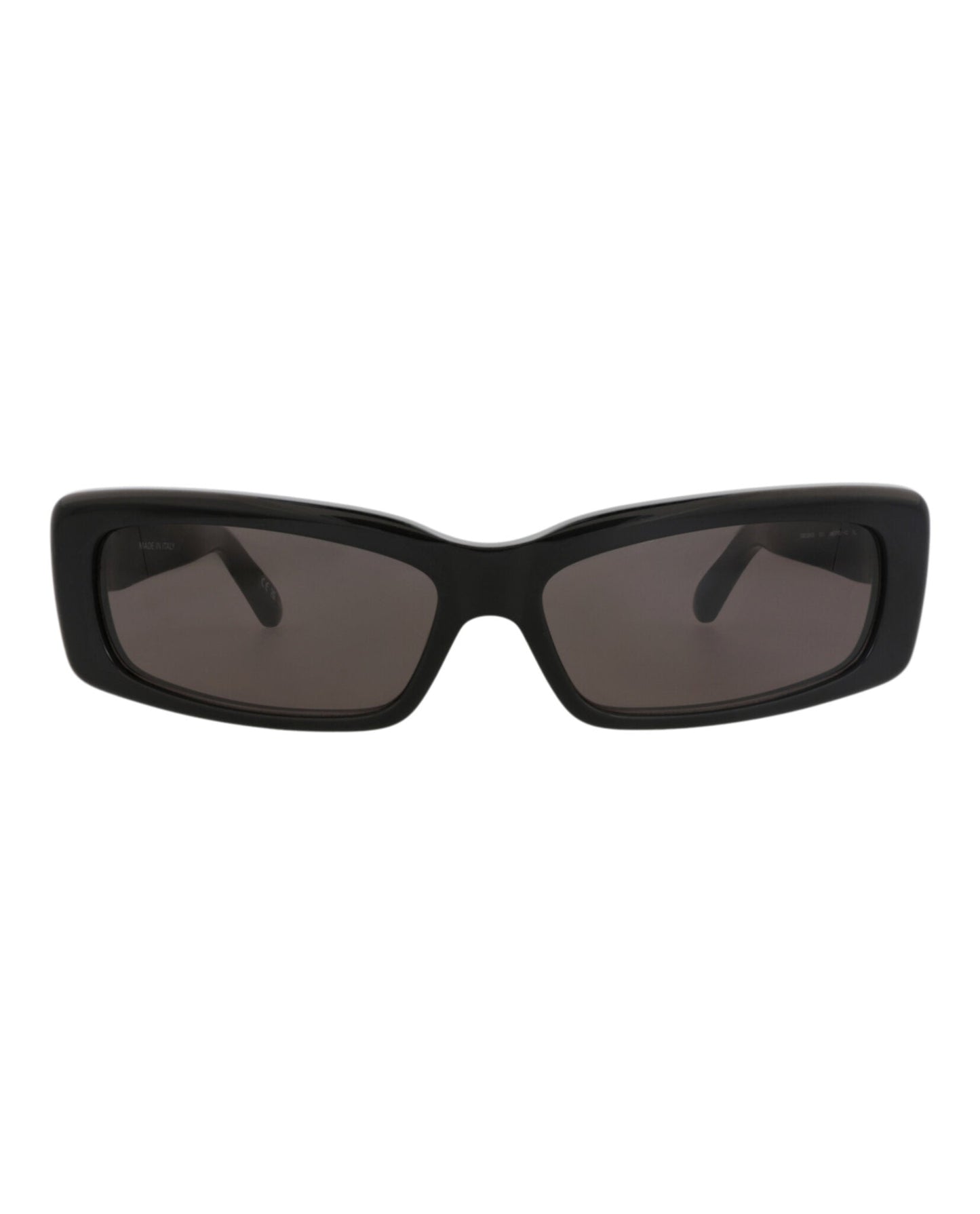 Balenciaga Unisex Square/Rectangle Black Black Grey Fashion Designer Eyewear