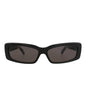 Balenciaga Unisex Square/Rectangle Black Black Grey Fashion Designer Eyewear