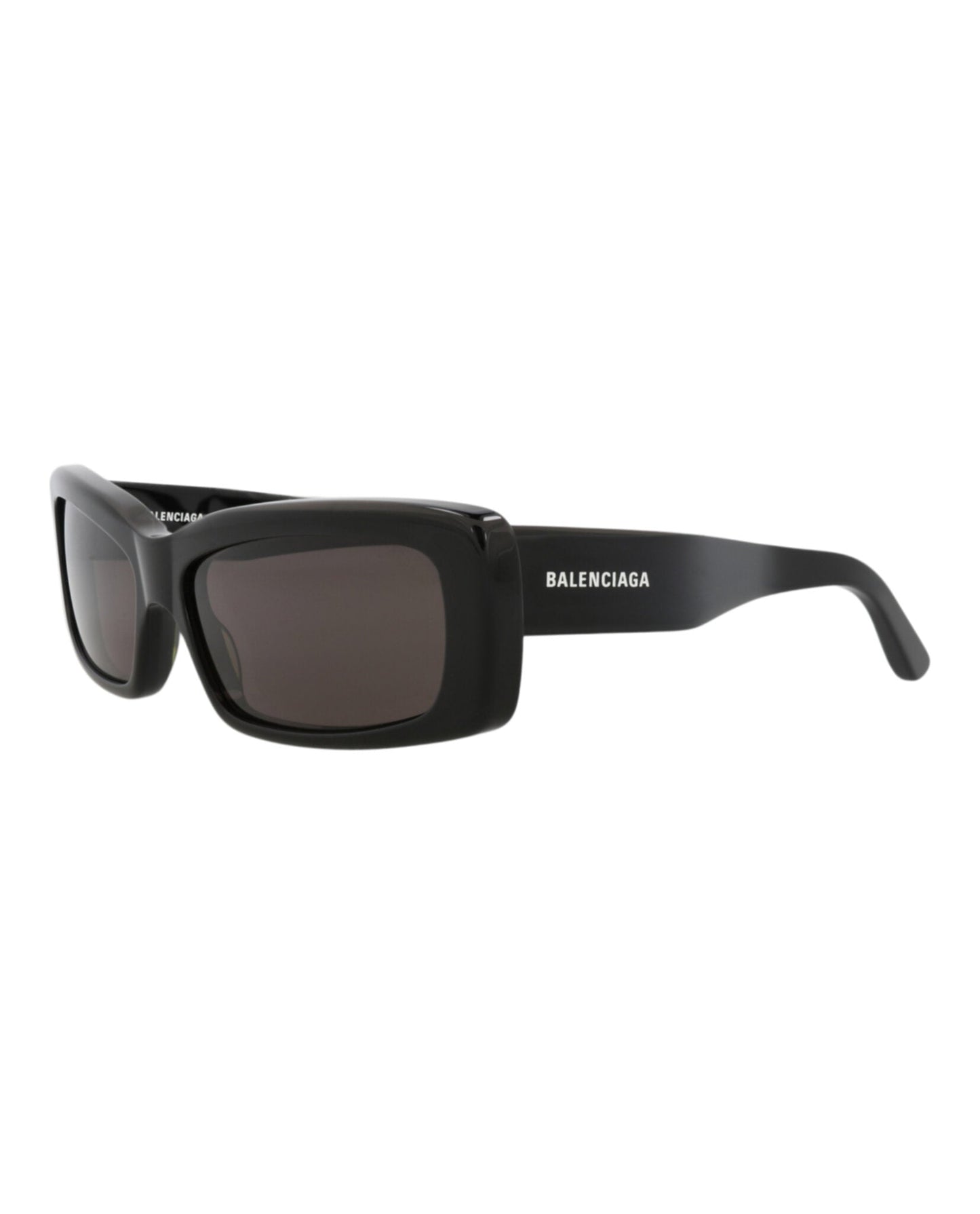 Balenciaga Unisex Square/Rectangle Black Black Grey Fashion Designer Eyewear