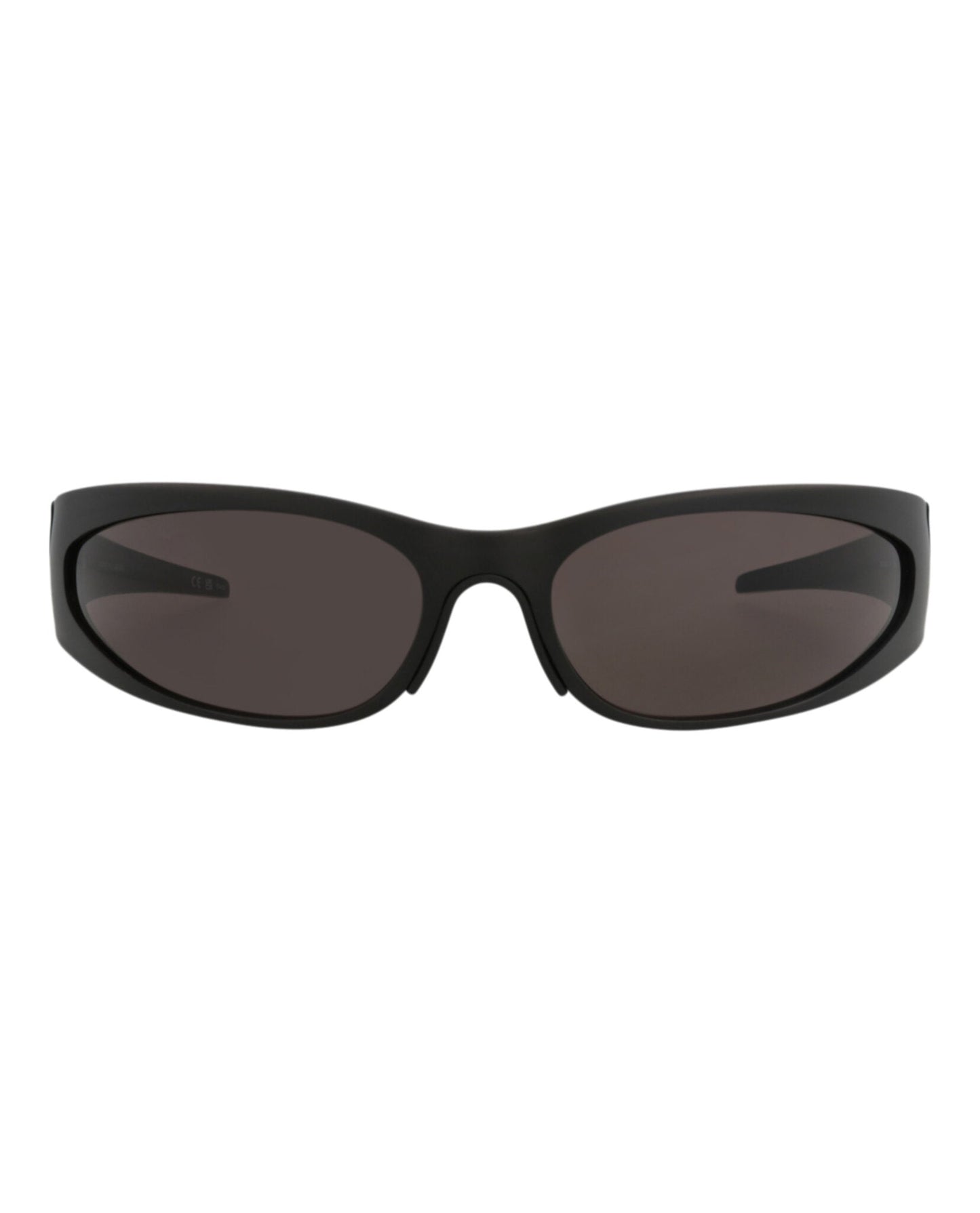 Balenciaga Mens Shield/Wrap Black Black Grey Fashion Designer Eyewear
