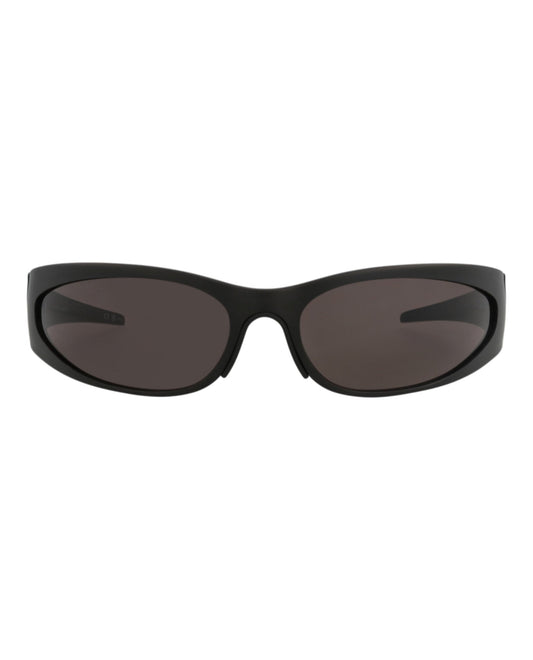Balenciaga Mens Shield/Wrap Black Black Grey Fashion Designer Eyewear