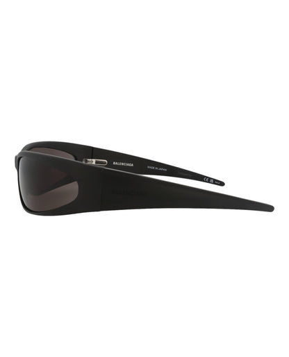 Balenciaga Mens Shield/Wrap Black Black Grey Fashion Designer Eyewear
