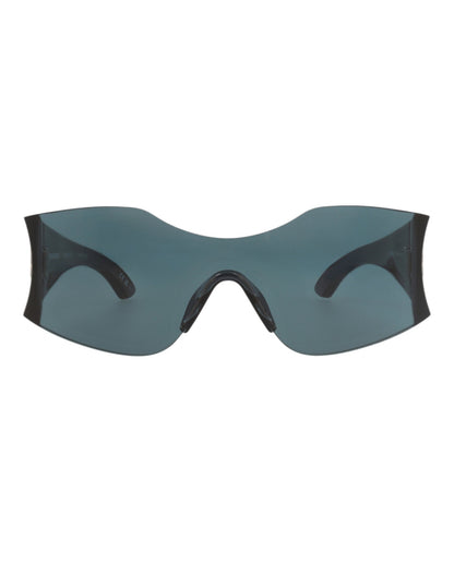 Balenciaga Unisex Shield/Wrap Green Green Green Fashion Designer Eyewear