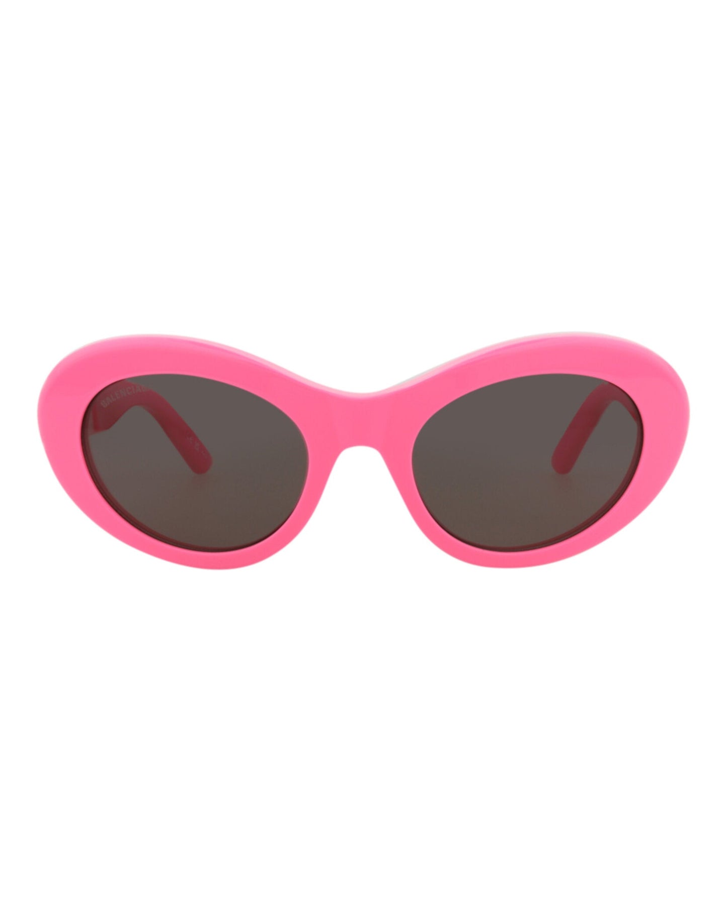 Balenciaga Womens Round/Oval Pink Pink Grey Fashion Designer Eyewear