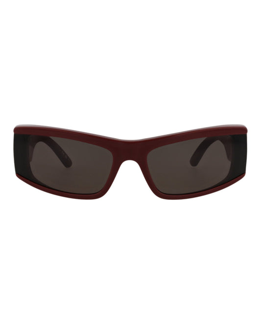 Balenciaga Unisex Cat Eye Burgundy Burgundy Grey Fashion Designer Eyewear