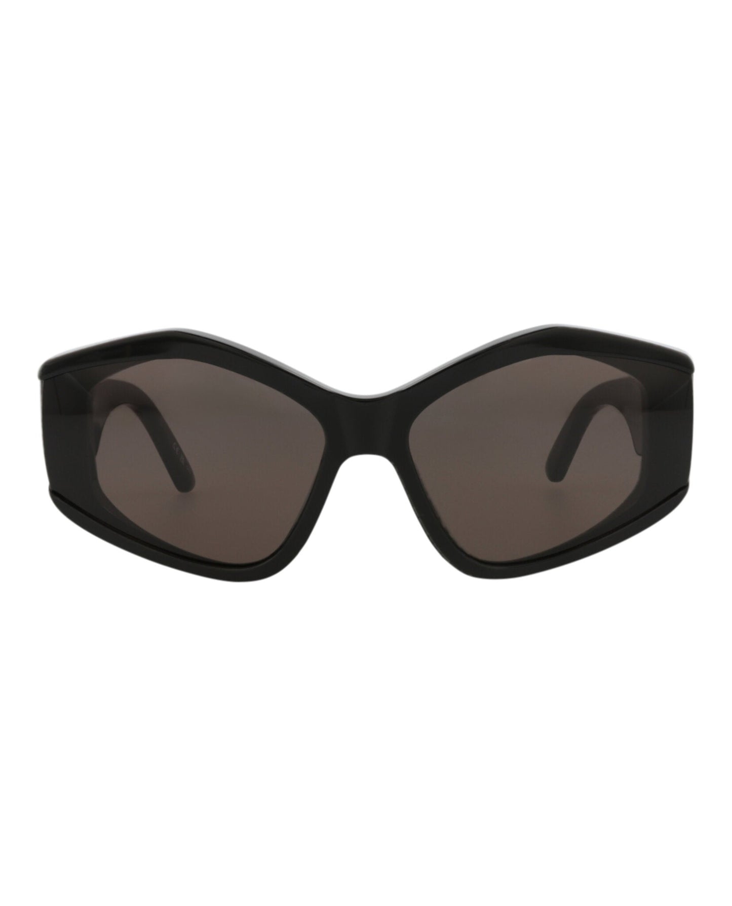 Balenciaga Womens Cat Eye Black Black Grey Fashion Designer Eyewear