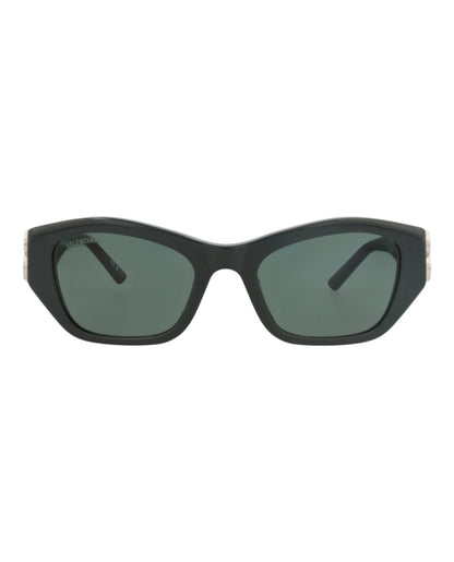 Balenciaga Womens Cat Eye Green Green Green Fashion Designer Eyewear