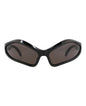 Balenciaga Unisex Shield/Wrap Black Black Grey Fashion Designer Eyewear