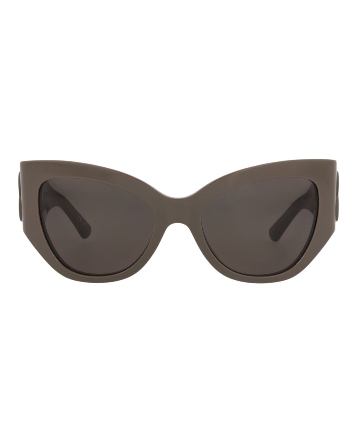 Balenciaga Womens Cat Eye Brown Brown Grey Fashion Designer Eyewear
