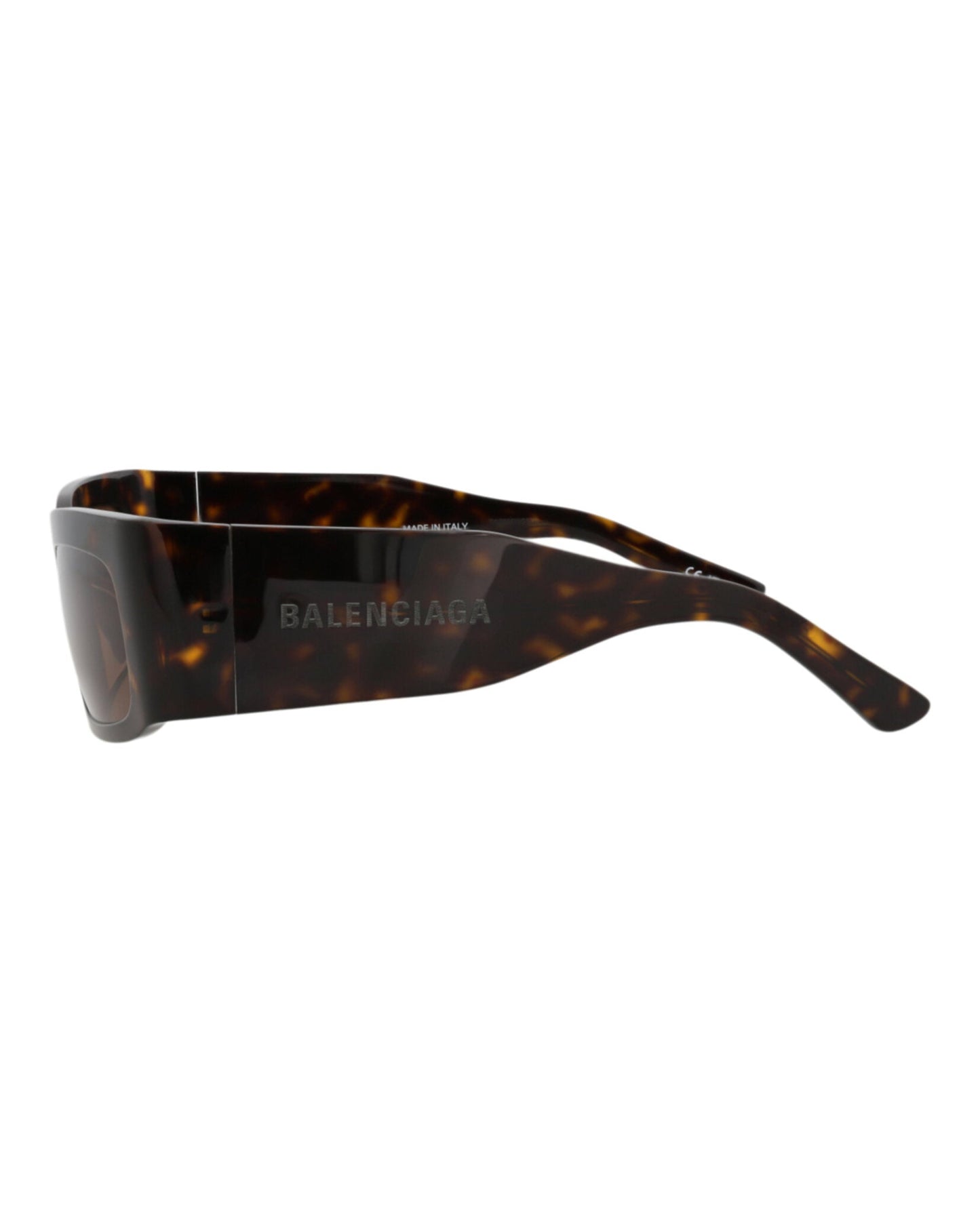 Balenciaga Unisex Square/Rectangle Havana Havana Brown Fashion Designer Eyewear