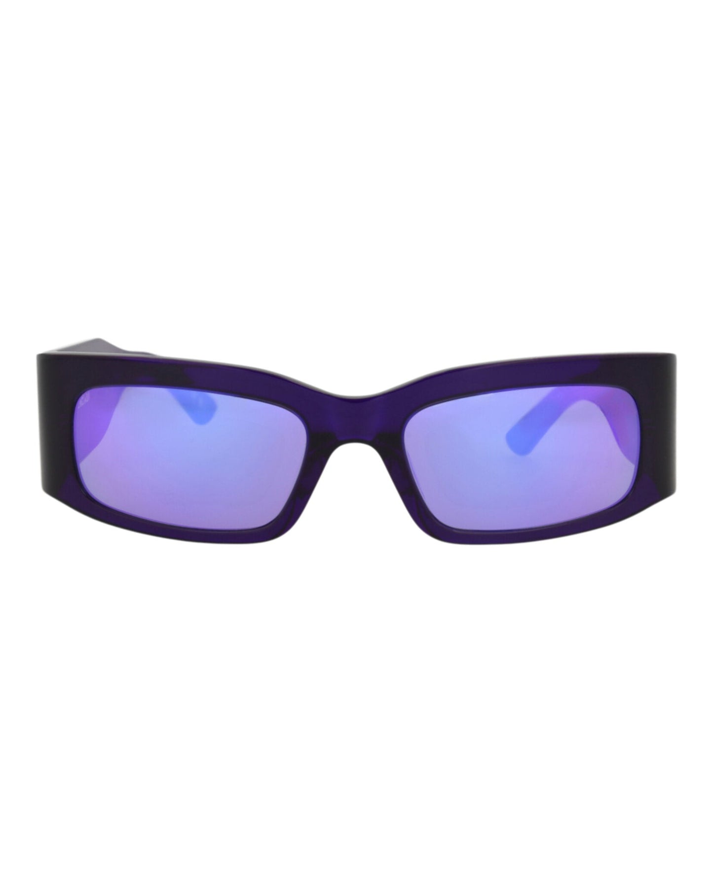 Balenciaga Unisex Square/Rectangle Violet Violet Violet Fashion Designer Eyewear