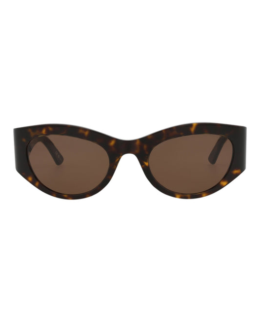 Balenciaga Womens Round/Oval Havana Havana Brown Fashion Designer Eyewear