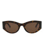 Balenciaga Womens Round/Oval Havana Havana Brown Fashion Designer Eyewear