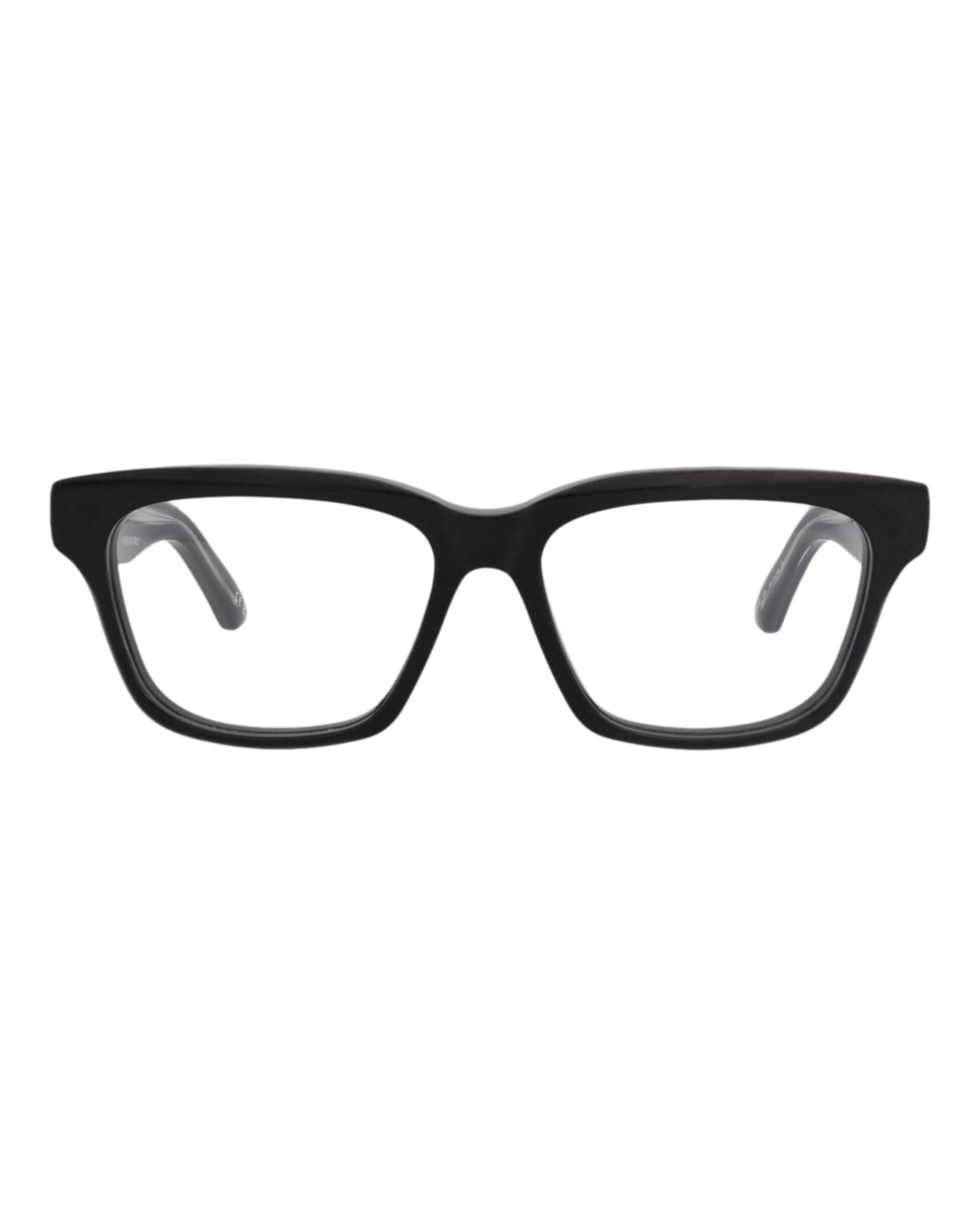 Balenciaga Unisex Square/Rectangle Black Black Transparent Fashion Designer Eyewear