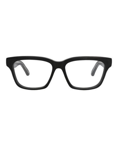 Balenciaga Unisex Square/Rectangle Black Black Transparent Fashion Designer Eyewear