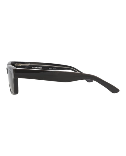 Balenciaga Mens Square/Rectangle Grey Grey Grey Fashion Designer Eyewear