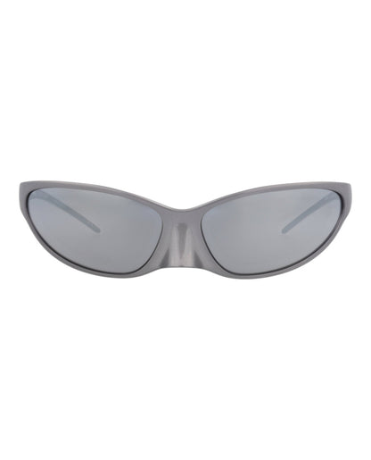 Balenciaga Unisex Shield/Wrap Grey Grey Grey Fashion Designer Eyewear