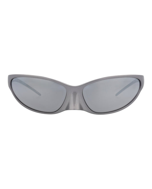 Balenciaga Unisex Shield/Wrap Grey Grey Grey Fashion Designer Eyewear