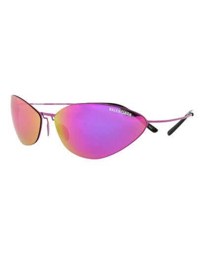 Balenciaga Unisex Cat Eye Pink Pink Violet Fashion Designer Eyewear