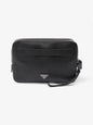 Prada Zipped Clutch Black Saffiano Leather