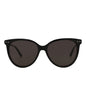 Bottega Veneta Womens Cat Eye Black Black Grey Fashion Designer Eyewear