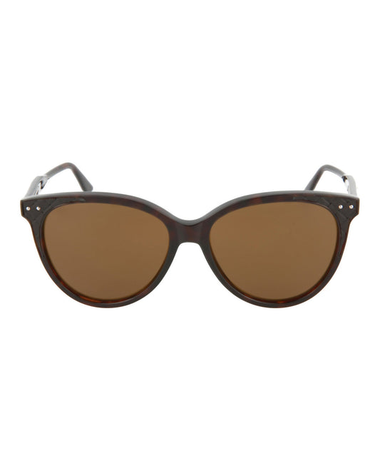 Bottega Veneta Womens Cat Eye Havana Havana Brown Fashion Designer Eyewear