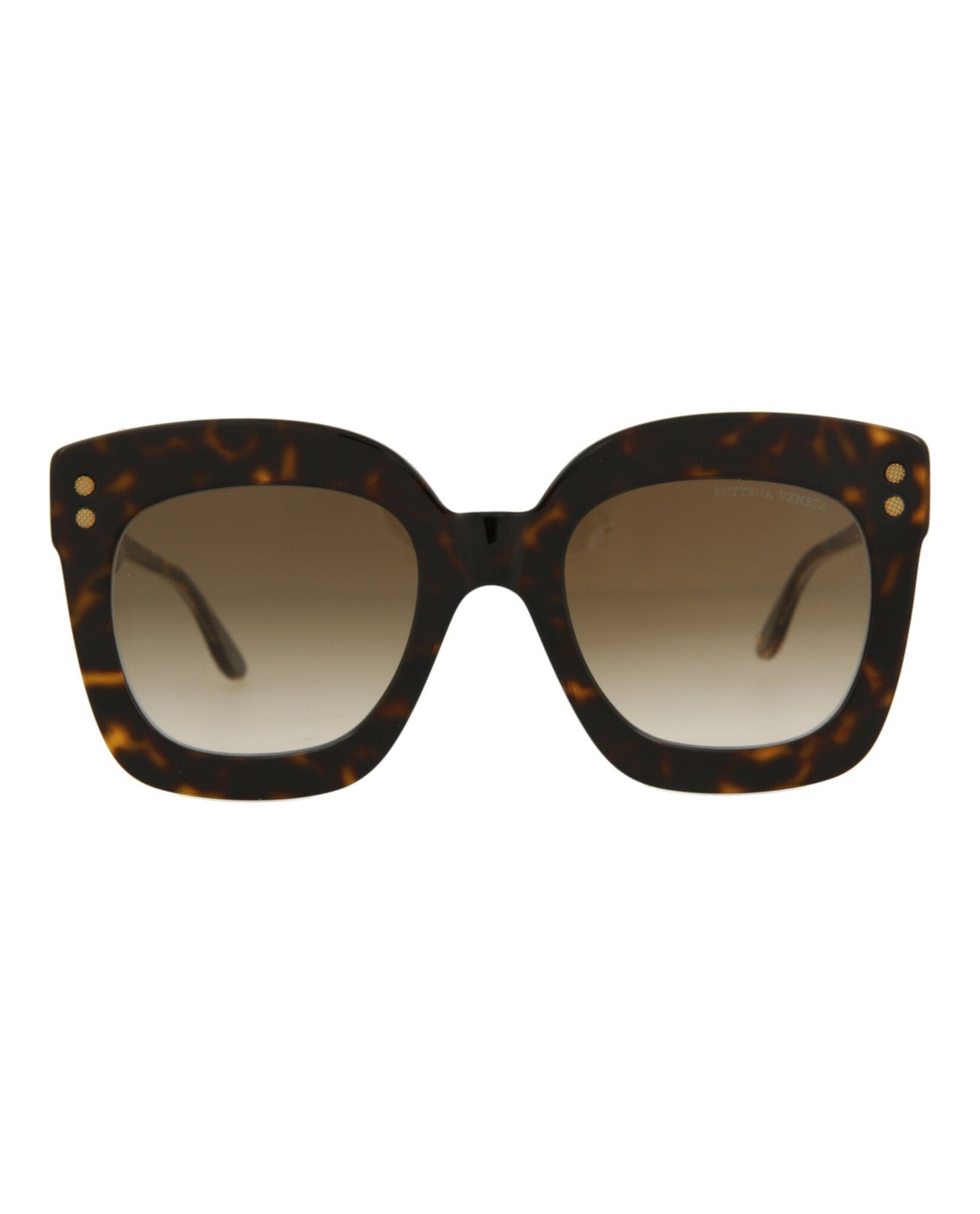 Bottega Veneta Womens Square/Rectangle Havana Crystal Brown Fashion Designer Eyewear