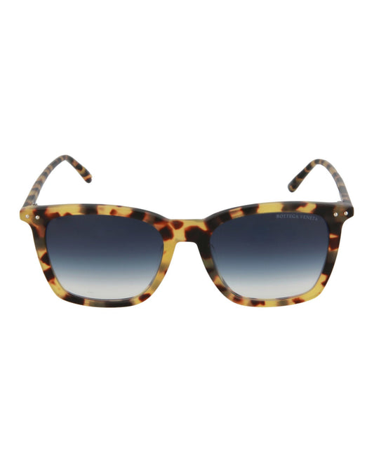 Bottega Veneta Mens Square/Rectangle Havana Havana Blue Fashion Designer Eyewear