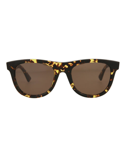 Bottega Veneta Unisex Round/Oval Havana Havana Brown Fashion Designer Eyewear