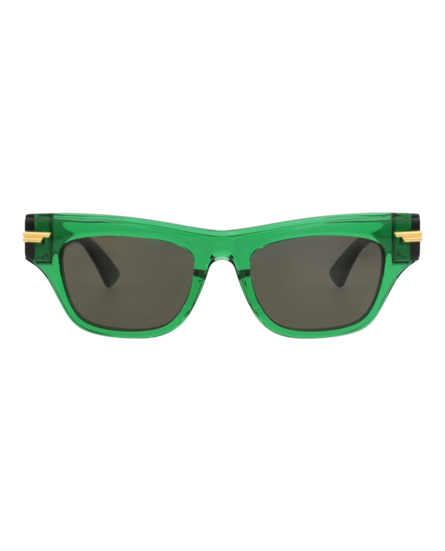Bottega Veneta Womens Square/Rectangle Green Green Green Fashion Designer Eyewear