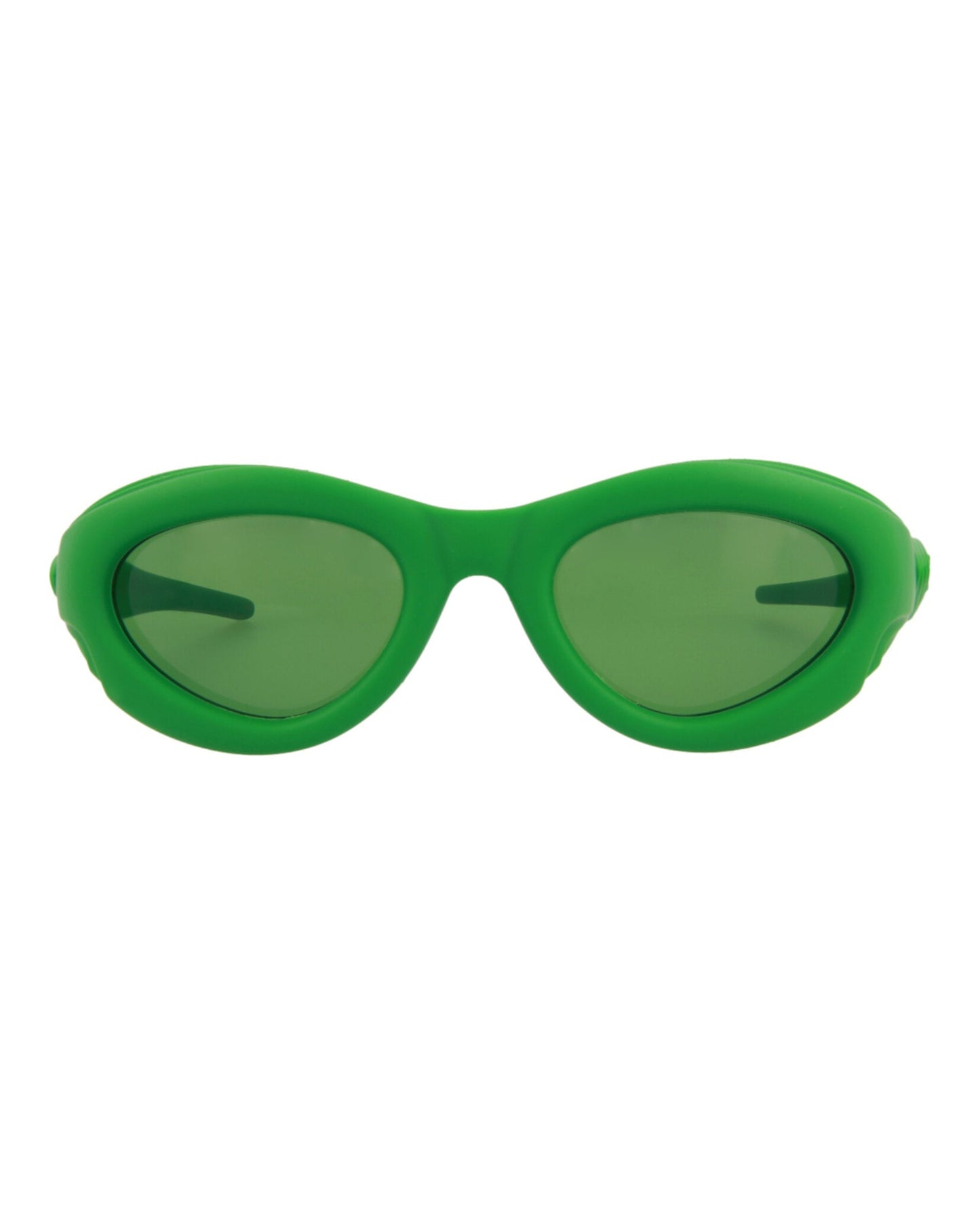 Bottega Veneta Unisex Round/Oval Green Green Green Fashion Designer Eyewear