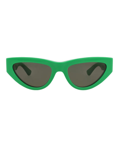 Bottega Veneta Womens Cat Eye Green Green Green Fashion Designer Eyewear