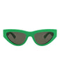 Bottega Veneta Womens Cat Eye Green Green Green Fashion Designer Eyewear
