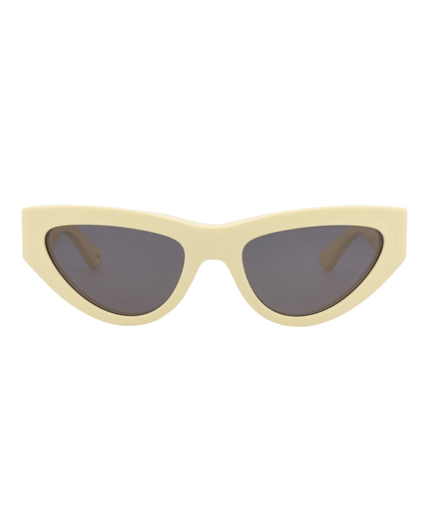 Bottega Veneta Womens Cat Eye Yellow Yellow Grey Fashion Designer Eyewear