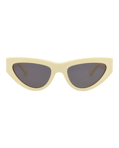 Bottega Veneta Womens Cat Eye Yellow Yellow Grey Fashion Designer Eyewear