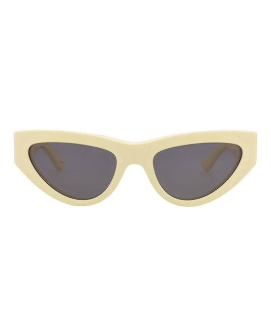 Bottega Veneta Womens Cat Eye Yellow Yellow Grey Fashion Designer Eyewear