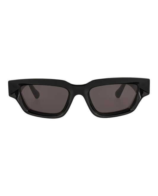 Bottega Veneta Unisex Cat Eye Black Black Grey Fashion Designer Eyewear