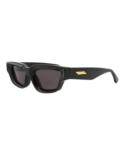 Bottega Veneta Unisex Cat Eye Black Black Grey Fashion Designer Eyewear