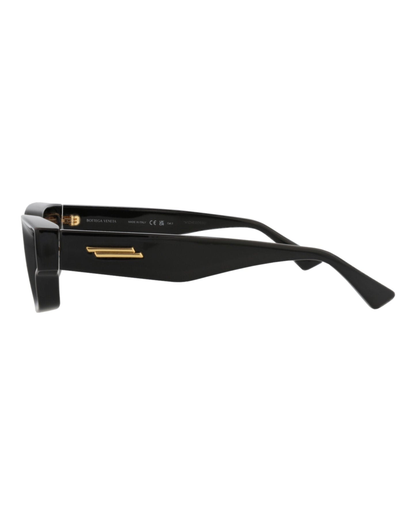 Bottega Veneta Unisex Cat Eye Black Black Grey Fashion Designer Eyewear